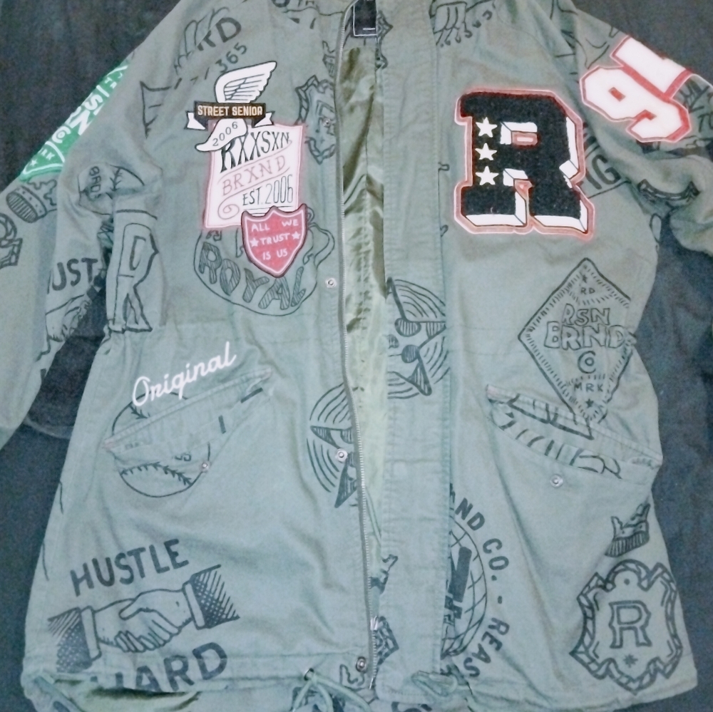 Reason Dark Green Parka Jacket